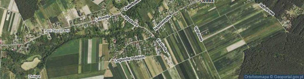 Zdjęcie satelitarne Biała Wielka ul.